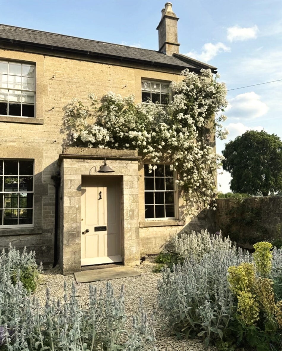 Period cottage with heritage sash windows